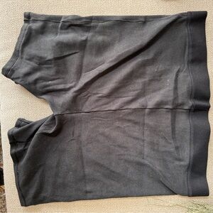 SKIMS Charcoal Ribbed Shorts